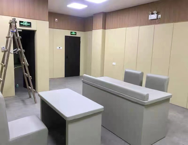 審訊室防撞墻板該如何安裝，廣州星美建材防撞軟包